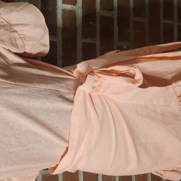 Pink Lily wrap dress, size Large - Picture 3 of 7